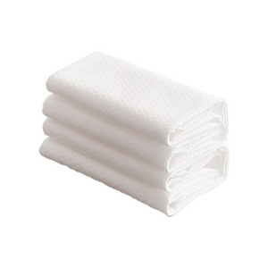 Factory  Custom Facial Cleansing Disposable Household  Face  Towel Non-woven salon  towel 1/4 fold Bath Washcloths