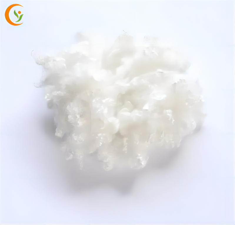 7D*32mm soft White Recycled HCS Polyester Staple Fiber Cutting Fiber Eco-Friendly Polyester Fiber Manufacturers and Suppliers