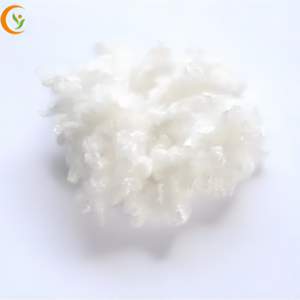 7D*32mm soft White Recycled HCS Polyester Staple Fiber Cutting Fiber Eco-Friendly Polyester Fiber Manufacturers and Suppliers