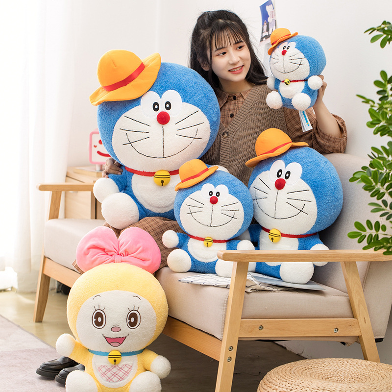 Kawaii plush doll doraemon cartoon plush toy stuffed cotton plush toy children's birthday gift