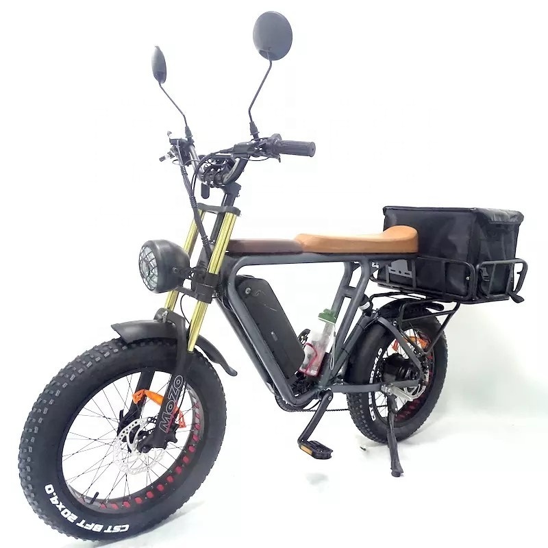 Yeasion 1000W Bafang Motor Electric Bike 48V 22Ah Lithium Battery Dropshipping Canada Warehouse Electric Cargo Bike Fat Model