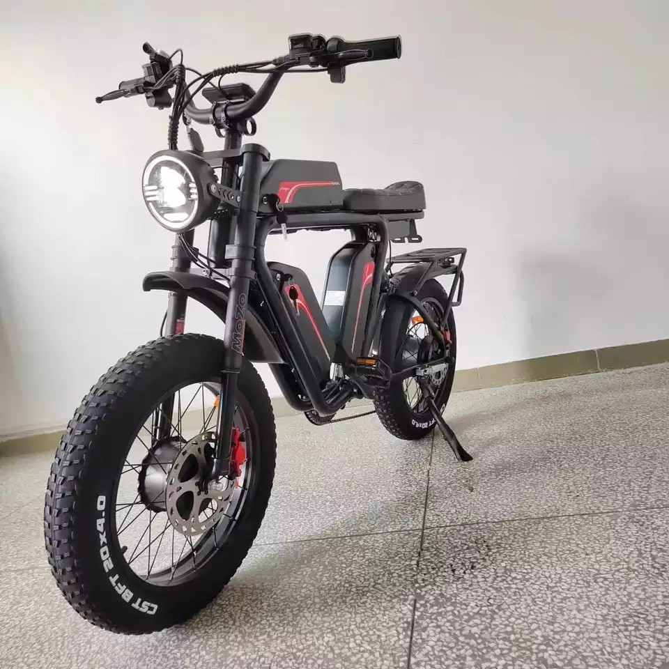 Yeasion long range 52v efatbike full suspension dual hub motor 2000w electric bicycle ebike three battery fat tire mountain bike