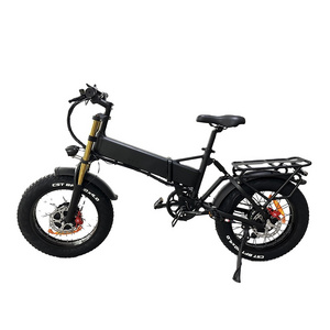 Design High Power Bafang Motor Bicycle Full Suspension E Bike Fat Tyre Folding Electric Bike 1000w Fat Tire Cheap Eu Uk New 48V