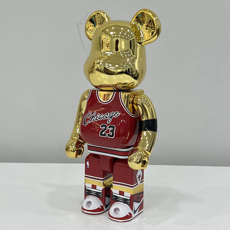 Custom Bearbrick 1000% Living Room Decorations Doodle Pop Art Office Desktop Sculptures Or Valentine's Day Gifts