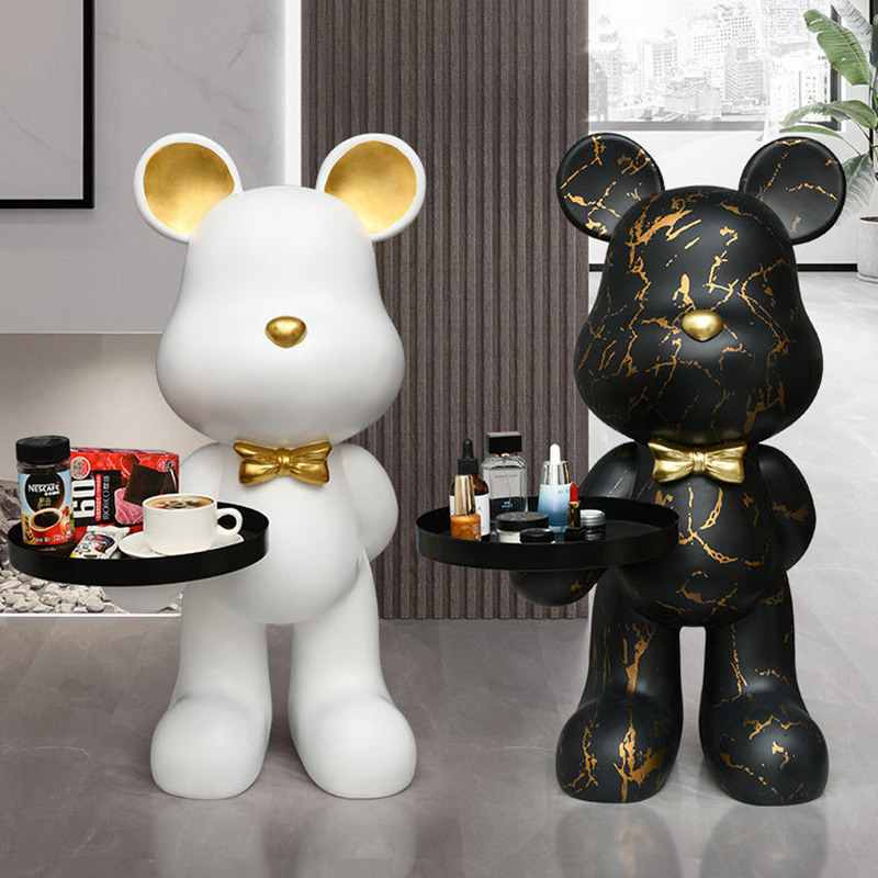 High edition bearbrick 1000% 70cm block bear violent bear doll decoration movable toy ABS figure bear figure toy bearbric