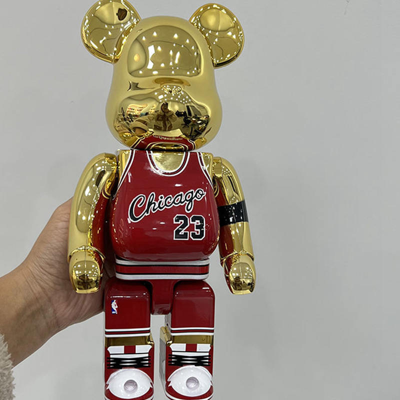 Custom Bearbrick 1000% Living Room Decorations Doodle Pop Art Office Desktop Sculptures Or Valentine's Day Gifts