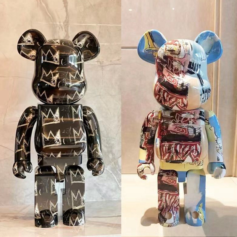 Custom Handmade Collectible Gifts Violent Bear Building Blocks Model Resin Bearbrick 400% Statue