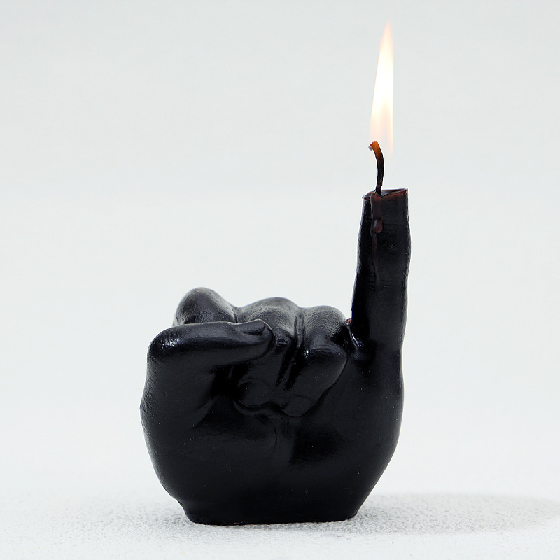 Little finger candles are recommended for fun and wacky gifts home decor scented candles