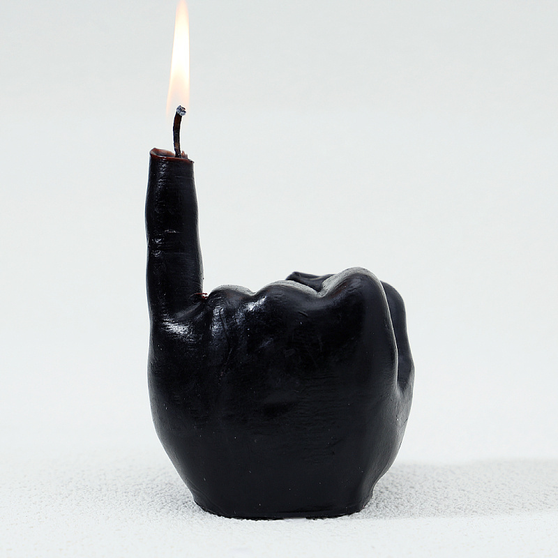 Little finger candles are recommended for fun and wacky gifts home decor scented candles