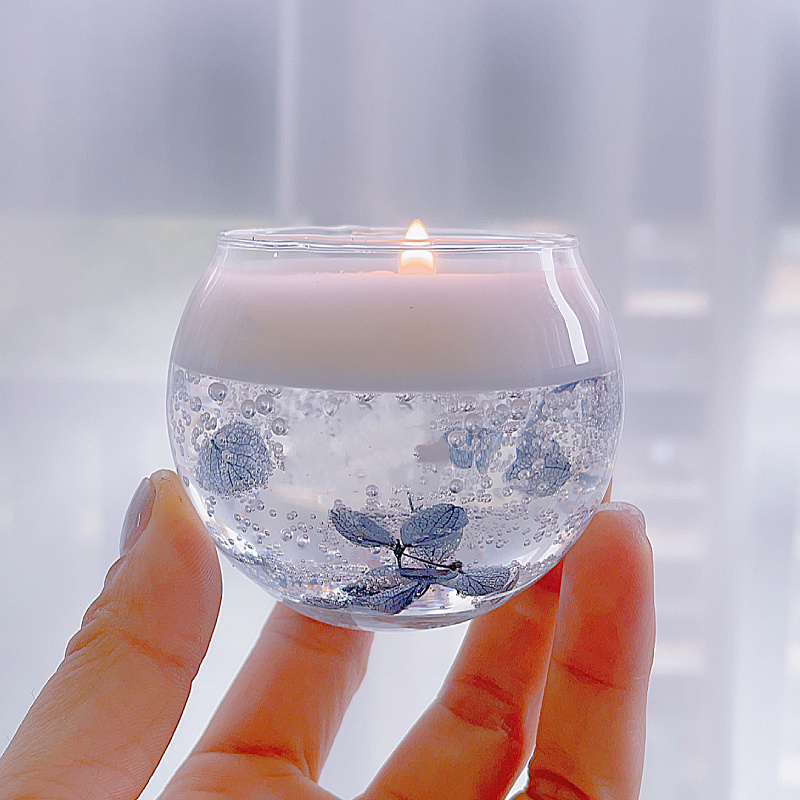 Floating flowers natural scented candles, candles exude luxury fragrance soy wax handmade high-quality candles