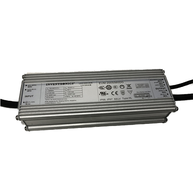 200W 200Watt Inventronics EUM-200 IP67 bis 1050ma 010v pwm inventronics led driver dimmable eum200s105dg