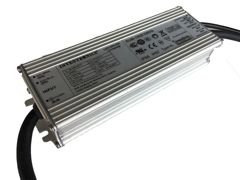 150w Inventronics constant current  waterproof ip67 selv led driver for roadway lights