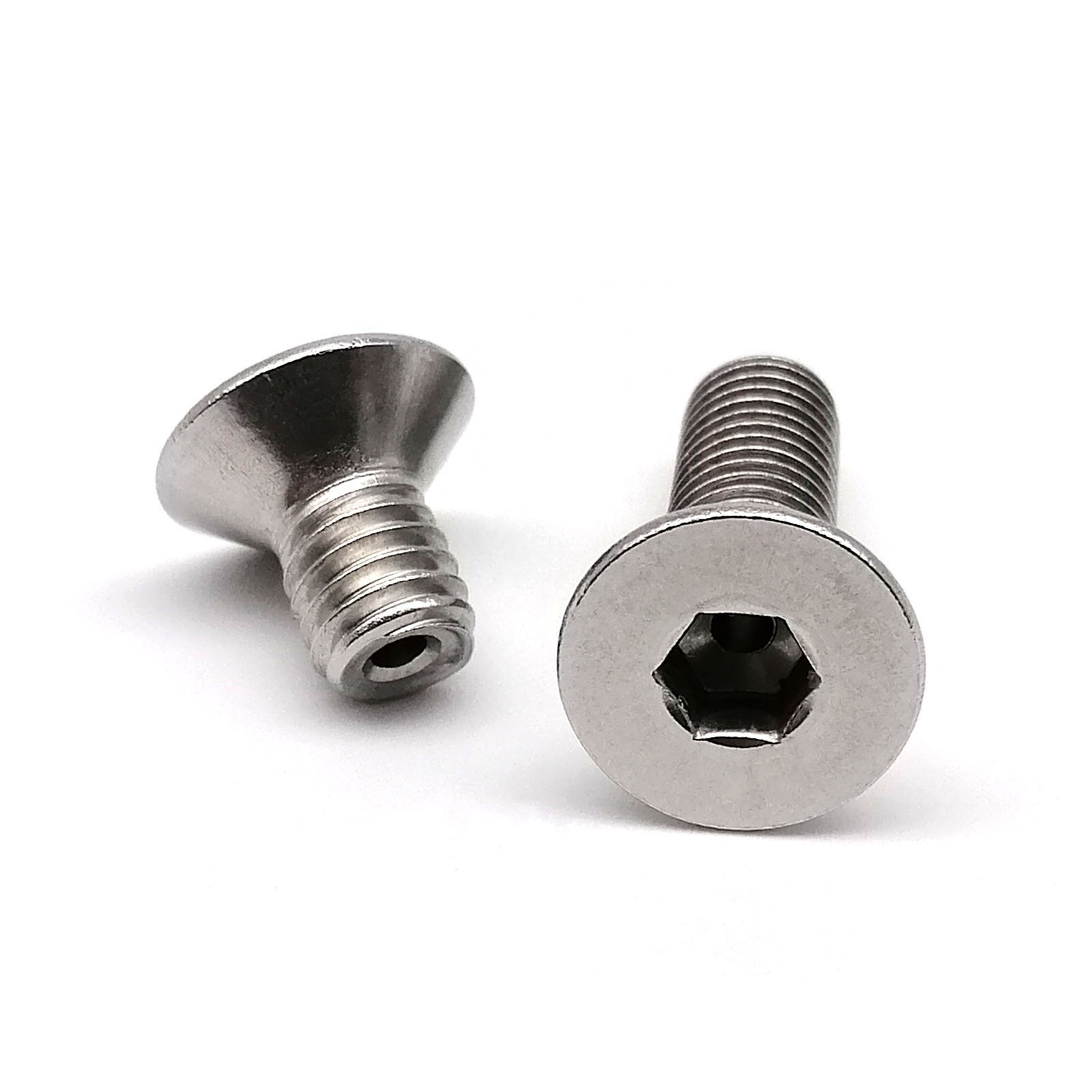 M3 M4 M5 M6 304 A2-70 Stainless Steel Hollow Hole Through Air Out Allen Hexagon Hex Socket Flat Countersunk Head Bolt Screw