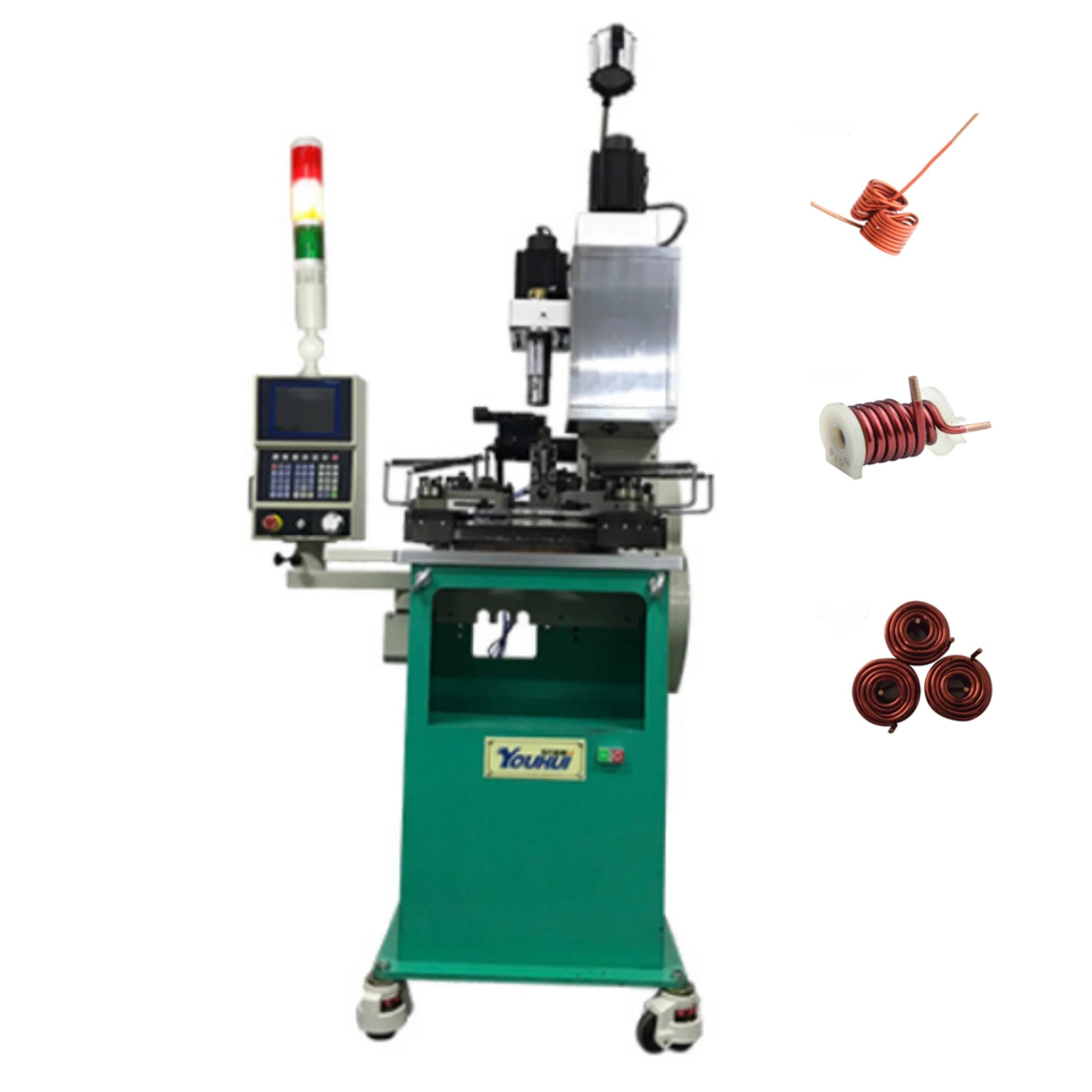 Youhui YH-340 Enamelled Copper Coils Bending Machine 220V Flat Wire Bending Equipment Air Coil Bender