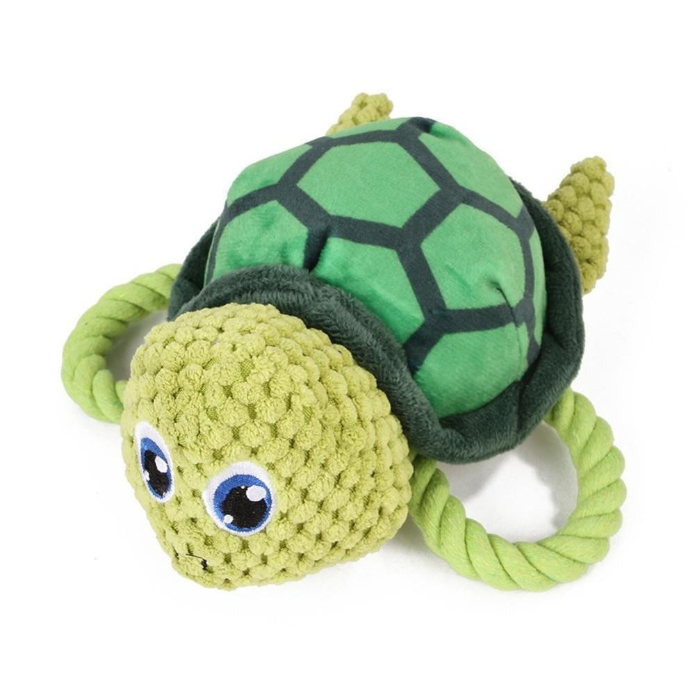 Dog Chew Pet Puppy Squeaky Toy Cute Shark Toys Stuffed Squeaking Animals Plush Tortoise Training Chewing Toys Pet Supplies