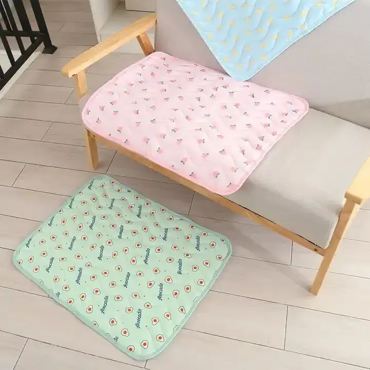 Dog Cooling Mat Summer Pad Pet Mat Bed For Dogs Cat Blanket Ice Silk Pad Sofa Cooling Bed for Small Medium Dogs Car Seat Cushion