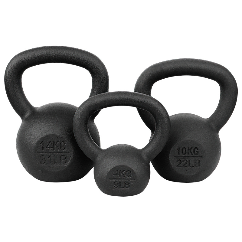 2-92KG Free Weight Cast Iron Kettlebell Strength Training Equipment High Quality Kettlebell