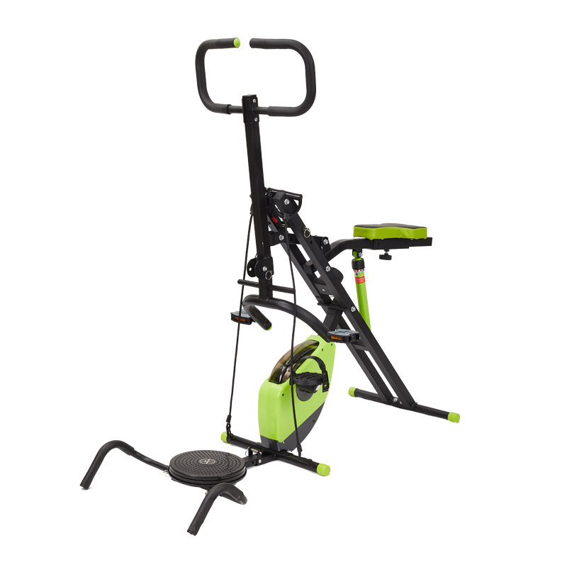 Total Crunch Leg Exercise Machine Power Riding Body Revolution System Fitness Machine