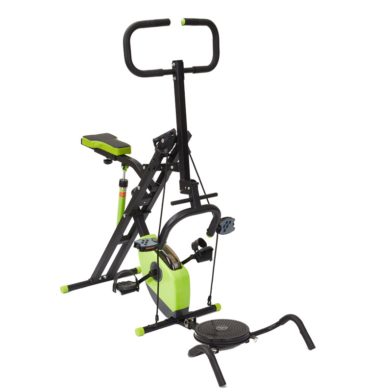 Total Crunch Leg Exercise Machine Power Riding Body Revolution System Fitness Machine