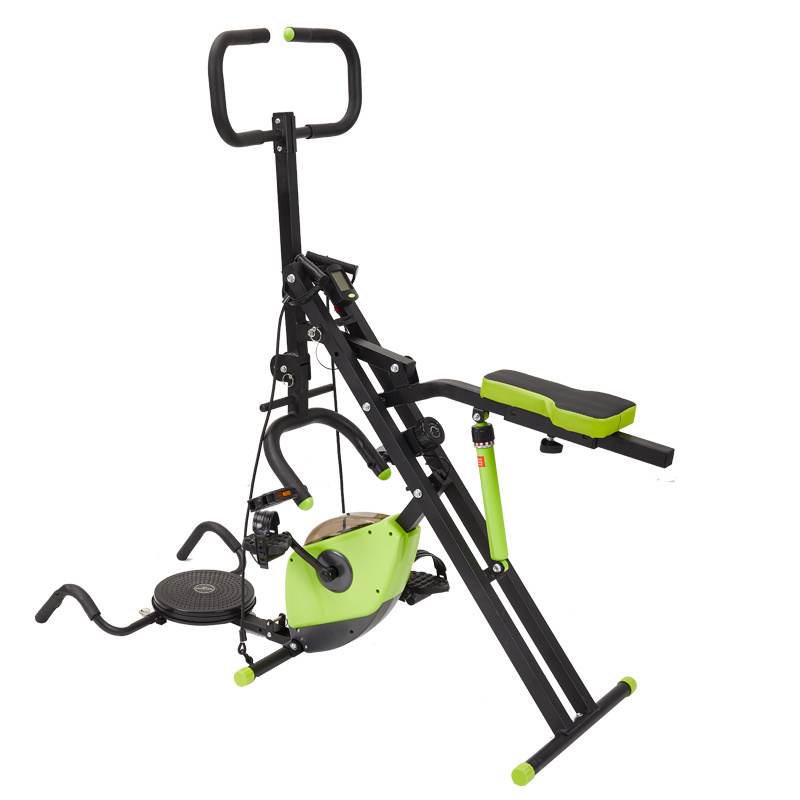 Total Crunch Leg Exercise Machine Power Riding Body Revolution System Fitness Machine