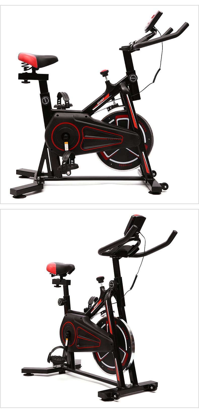 Fitness Club Use Dynamic Exercise Bicycle Home Gym Spinning Bike