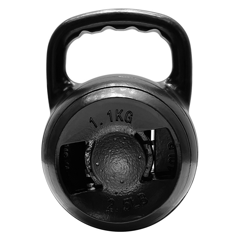 2 in 1 Handle Adjustable 25LB Cast Iron Dumbbell Barbell Kettlebell Weight Set