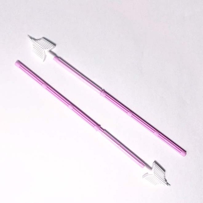 Gynecology Vagina Cervix Brush Pink Rod Cervical Sampler Disposable Sterile Single-Use Cervical Broom Cytobrush LBC