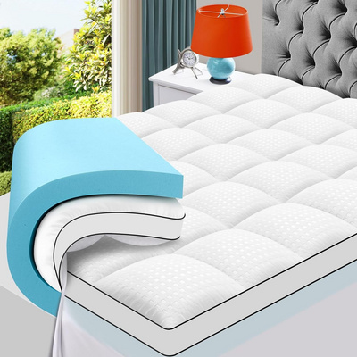 4 pillow top mattress pad best sale