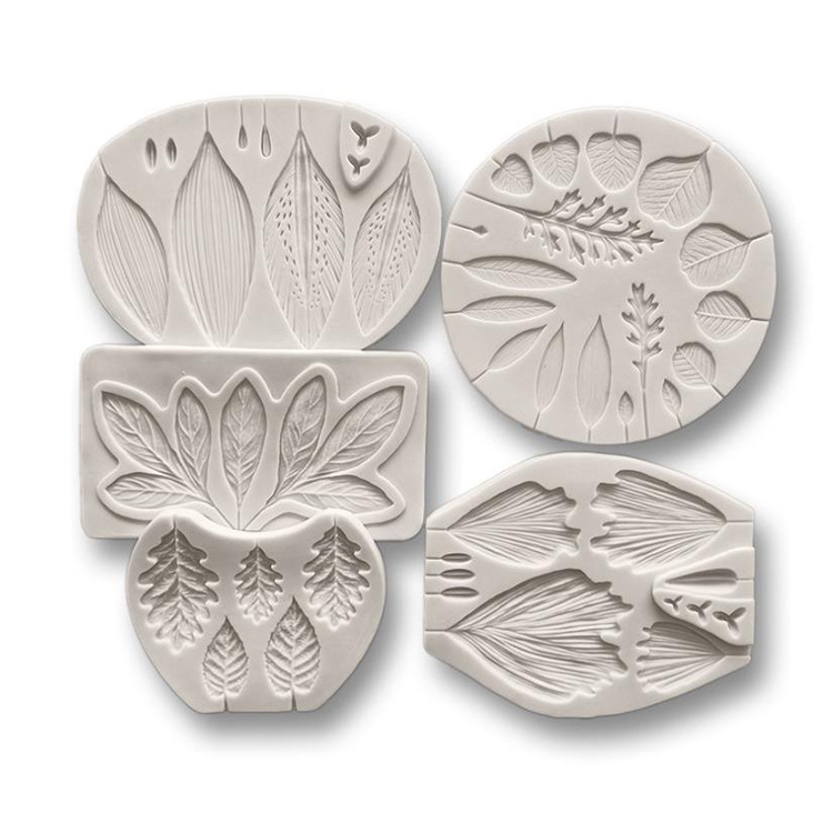 Tree Leaves Forest Maple Turtle Back Leaf Mold Fondant Mould Cake Decorating Tools Chocolate Gumpaste Molds Sugarcraft Kitchen