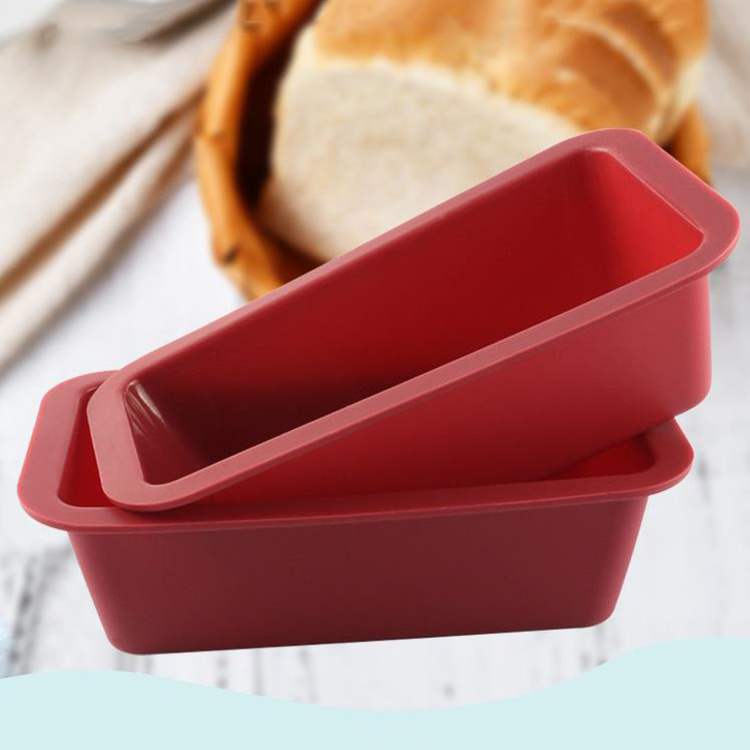 New Cake Silicon Molds Loaf Pan Non-Stick Silicone Baking Mold For Homemade Cake Bread Meatloaf Toast Bread Mold Baking Tools