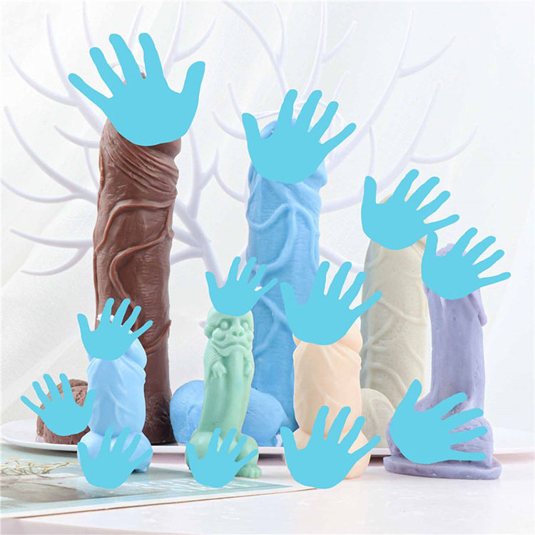 YS 3D Creative Penis Candle Silicone Mold Home Plaster Decorative Ornaments Making Mould DIY Aromatherapy Candle Making Tools