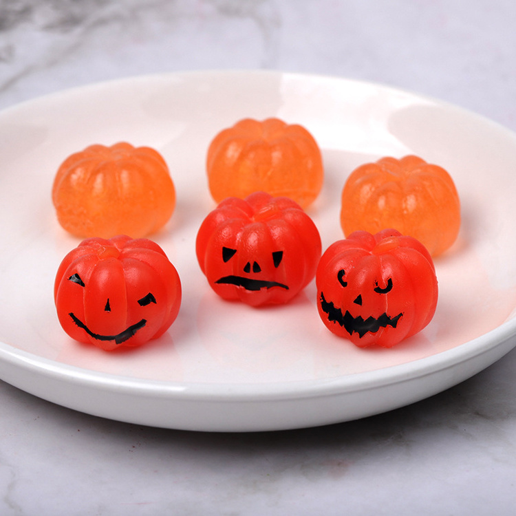 Custom DIY Halloween Pumpkin Shape Candle Molds Silicone Aroma Plaster Crafts Party Decoration Small Candle 3D Mould Making Tool