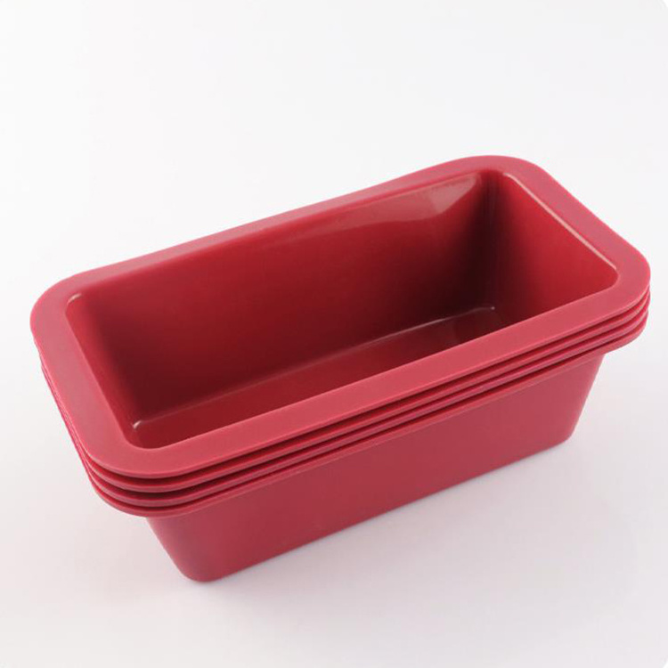 New Cake Silicon Molds Loaf Pan Non-Stick Silicone Baking Mold For Homemade Cake Bread Meatloaf Toast Bread Mold Baking Tools