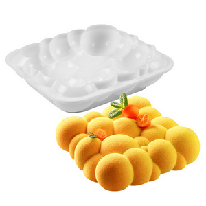 Newest DIY Baking Silicone Mold Cloud Square Shape Mousse Cake Mould Cookie Cutters Cake Decorating Tools Kitchen Accessories