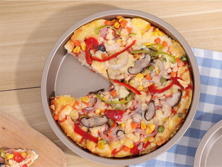 6/7/8/9/10 Inch Round Pizza Cake Molds Baking Tray Carbon Steel Non-stick Baking Tool Baking Mold Kitchen Baking Tools for Cakes