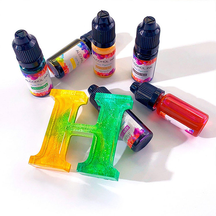 Factory Price 14 Colors 10ML Epoxy Resin Concentrated Liquid Pigment DIY Resin Crafts Jewelry Diffusion Production Making Tools