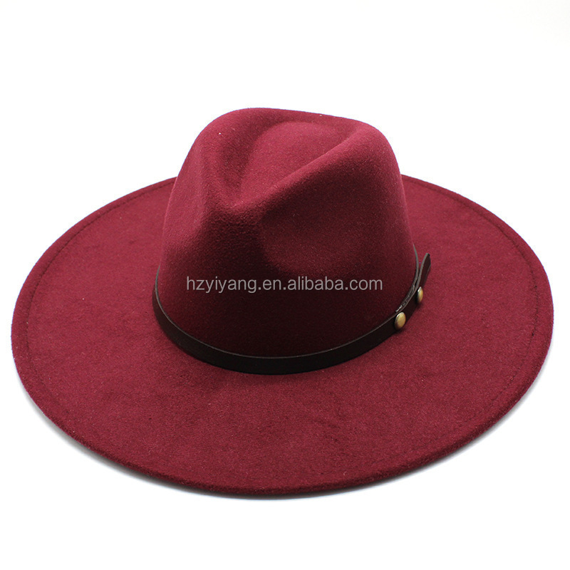 2022 New Trend sombrero fedora hats caps for men brimless church visor hats