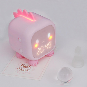 YIZHI Cute Dinosaur Digital Alarm Clock  For Children With Night Light Bedside Desktop Kids Sleep Training Wake Up Clock