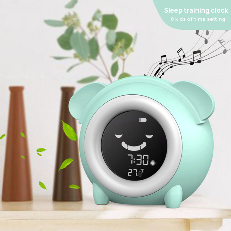 Commercial Adjustment Touch Led Wake Up Light Smart Intelligent Baby Sleep Trainer