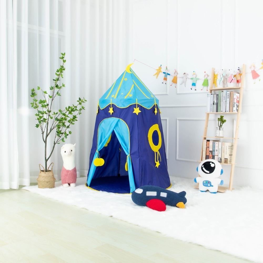 YIZHI Mini Spire Yurt Children Cosplay Decorative House Indoor Baby Toy Playhouse Tent for Kids Home Play Toy Tents