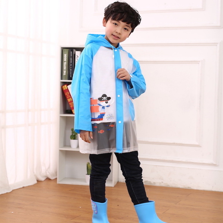 YIZHI Kids Raincoats Colorful Poncho Raincoats Poncho Emergency Rain Coat Toddler Rainwear Poncho For Girls Boys