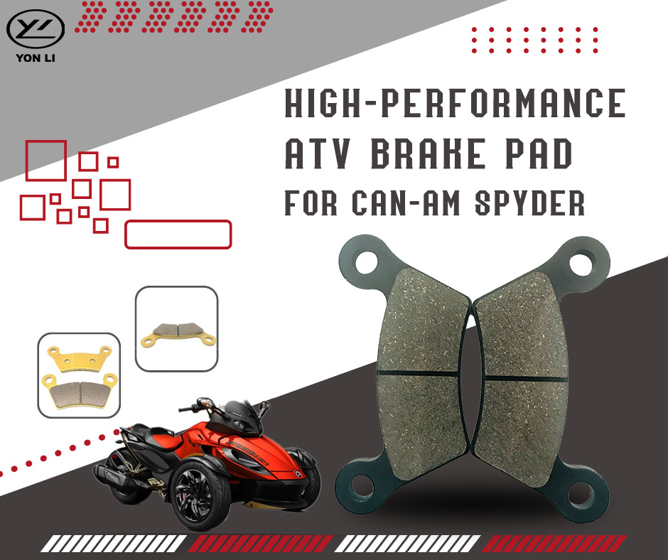 FA473 High Performance ATV/UTV Disc Brake Pad Compatible with Can-Am Spyder Roadster RS SE5 RT Audio SM5 [B07P9SLK6J]