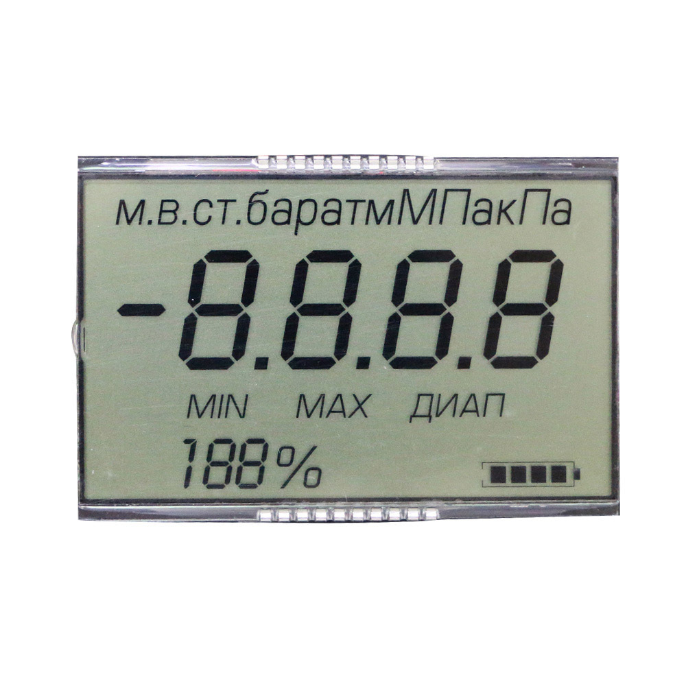 Popular Top Quality 5.0v HTN STN monochromic digits lcd segment display