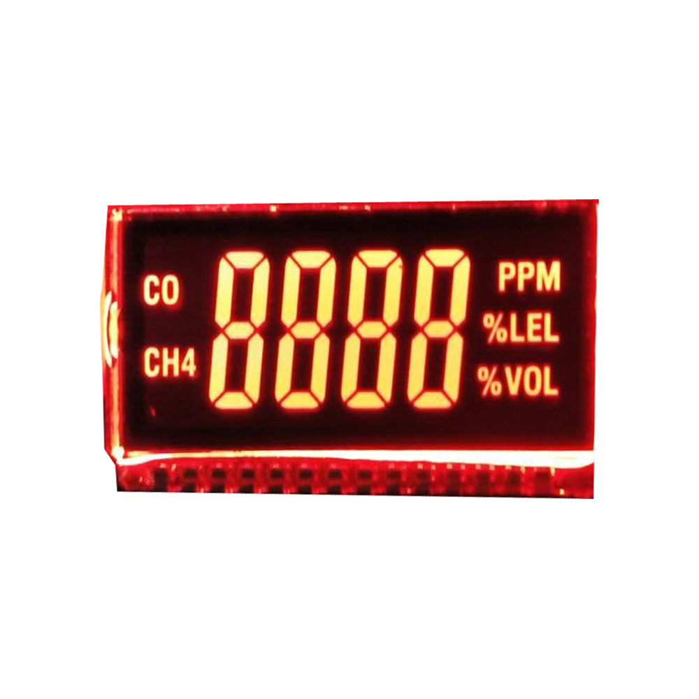 oem mono 3/4/8/6 digit 7 segment lcd display for industry meter