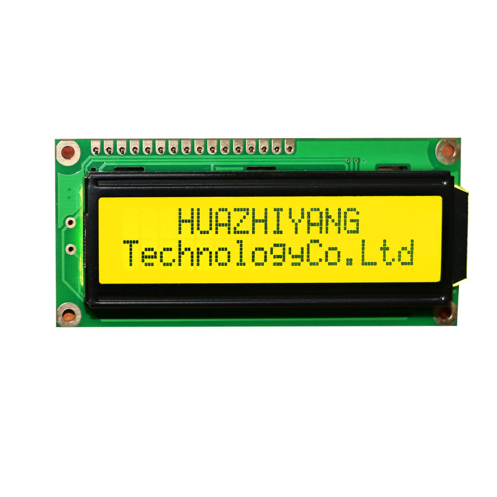 Factory price black 16x2 module 3.3v driving voltage 32 character lcd display