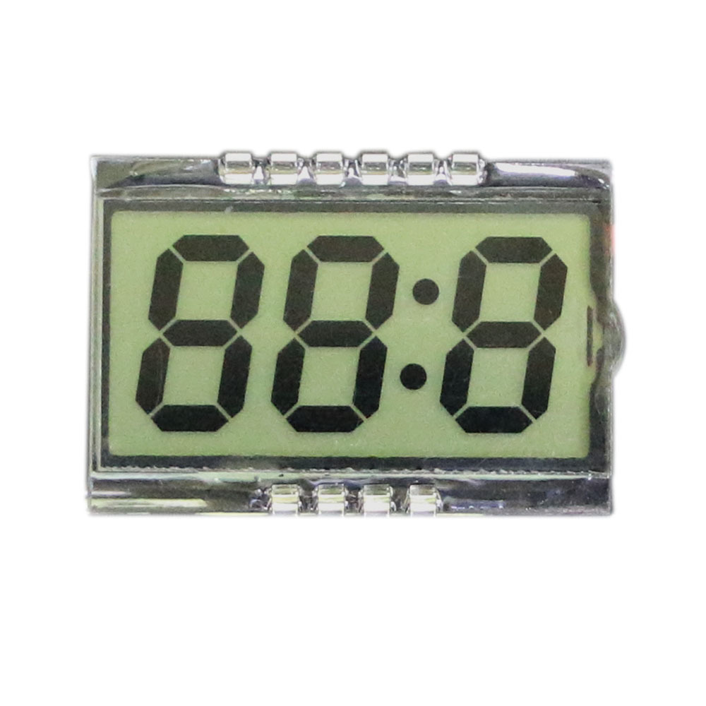 Low power TN transflective positive monochrome alphanumeric LCD display