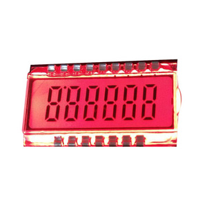 oem mono 3/4/8/6 digit 7 segment lcd display for industry meter