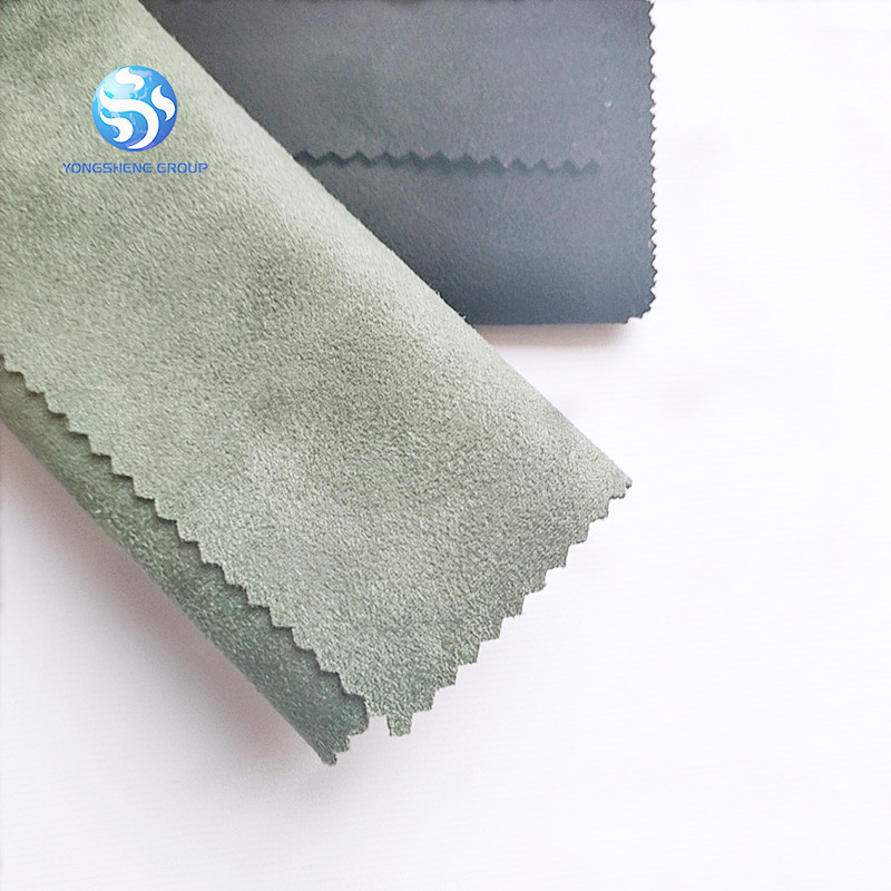 350gsm two way stretch knitted scuba suede fabric with good colour fastness for lady dress