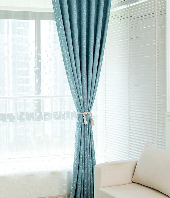 European style Factory Direct Jacquard Curtain Modern Luxury Curtains For Living Room