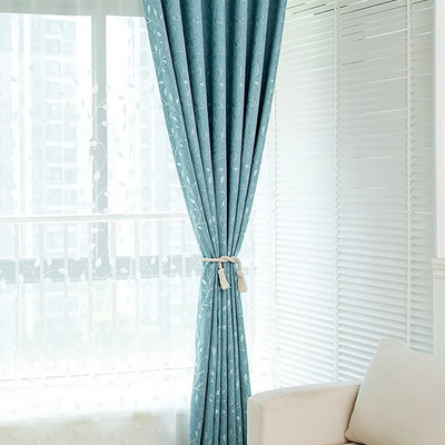 European style Factory Direct Jacquard Curtain Modern Luxury Curtains For Living Room